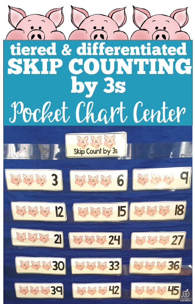 skip counting by 3s differentiated tiered math centers