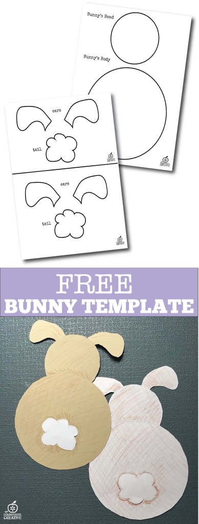 bunny template freebie the classroom creative, spring bunny template, spring template