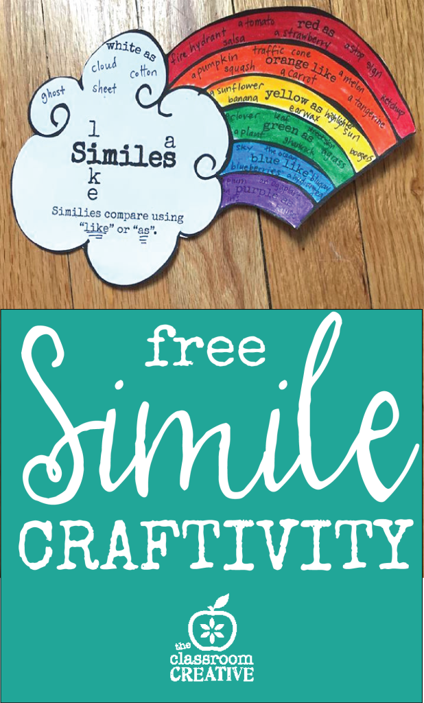 free simile craftivity