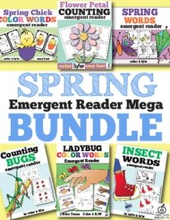 spring emergent reader bundle